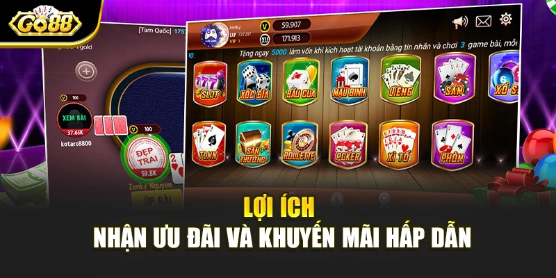 Lợi ích nhận ưu đãi và khuyến mãi hấp dẫn